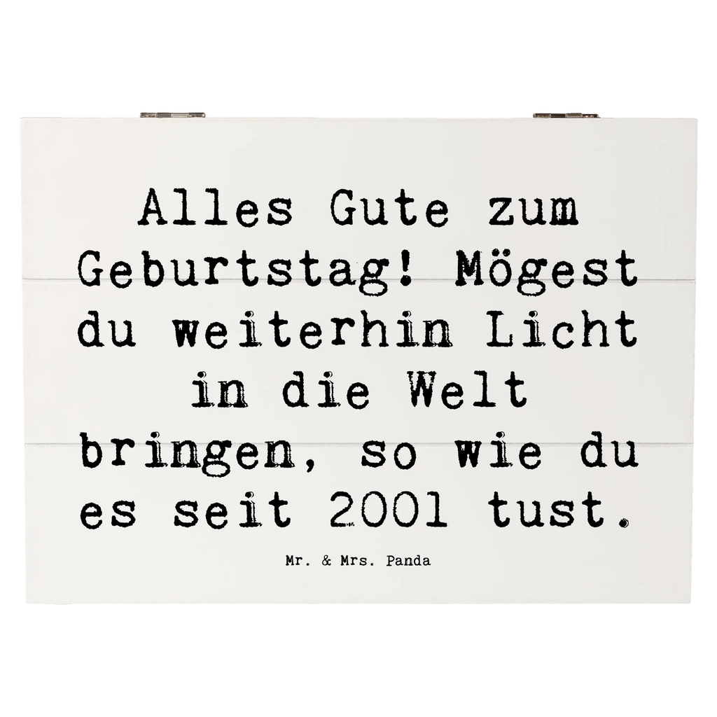Holzkiste Spruch 2001 Geburtstag Licht Aufbewahrungsbox, Holzkiste, Erinnerungsbox, Kiste, Truhe, Geschenkbox, Erinnerungskiste, XXL, Schatulle, Schatzkiste, Geschenkdose, Dekokiste, Geburtstag, Geburtstagsgeschenk, Geschenk