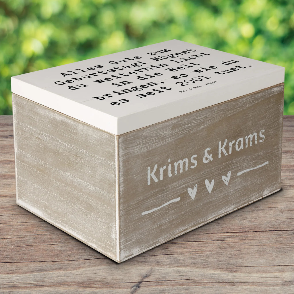 Holzkiste Spruch 2001 Geburtstag Licht Aufbewahrungsbox, Holzkiste, Erinnerungsbox, Kiste, Truhe, Geschenkbox, Erinnerungskiste, XXL, Schatulle, Schatzkiste, Geschenkdose, Dekokiste, Geburtstag, Geburtstagsgeschenk, Geschenk
