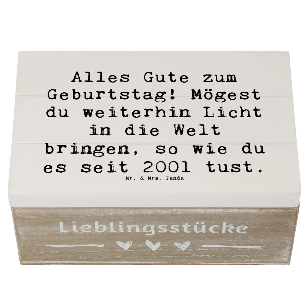 Holzkiste Spruch 2001 Geburtstag Licht Aufbewahrungsbox, Holzkiste, Erinnerungsbox, Kiste, Truhe, Geschenkbox, Erinnerungskiste, XXL, Schatulle, Schatzkiste, Geschenkdose, Dekokiste, Geburtstag, Geburtstagsgeschenk, Geschenk