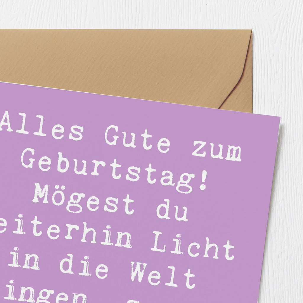 Deluxe Card Saying Alles Gute zum Geburtstag! Mögest du weiterhin Licht in die Welt bringen, so wie du es seit 2001 tust. Karte, Grußkarte, Klappkarte, Einladungskarte, Glückwunschkarte, Hochzeitskarte, Geburtstagskarte, Hochwertige Grußkarte, Hochwertige Klappkarte, Geburtstag, Geburtstagsgeschenk, Geschenk