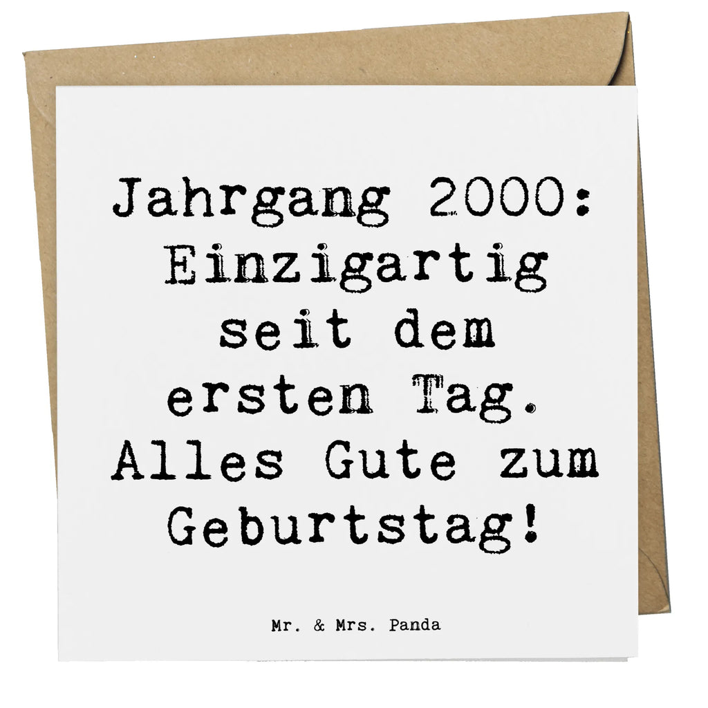Deluxe Karte Spruch 2000 Geburtstag Karte, Grußkarte, Klappkarte, Einladungskarte, Glückwunschkarte, Hochzeitskarte, Geburtstagskarte, Hochwertige Grußkarte, Hochwertige Klappkarte, Geburtstag, Geburtstagsgeschenk, Geschenk