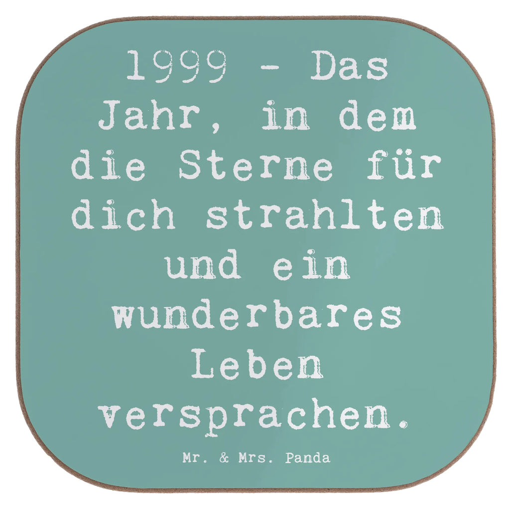 Square coaster Saying 1999 - Das Jahr, in dem die Sterne für dich strahlten und ein wunderbares Leben versprachen. Tassen Untersetzer, Glasuntersetzer, Untersetzer aus Holz, Holzuntersetzer, Korkuntersetzer, Untersetzer für Gläser, Untersetzer Design, Untersetzer Gläser, Bierdeckel, Untersetzer Holz, Untersetzer, Getränkeuntersetzer, Geburtstag, Geburtstagsgeschenk, Geschenk
