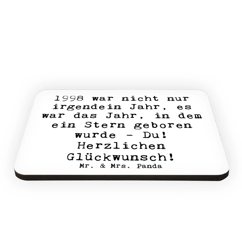 Magnet Saying 1998 war nicht nur irgendein Jahr, es war das Jahr, in dem ein Stern geboren wurde - Du! Herzlichen Glückwunsch! Dekomagnet, Pinnwandmagnet, Whiteboard Magnet, Notiz Magnet, Kühlschrank Dekoration, Motivmagnete, Souvenir Magnet, Kühlschrankmagnet, Geburtstag, Geburtstagsgeschenk, Geschenk