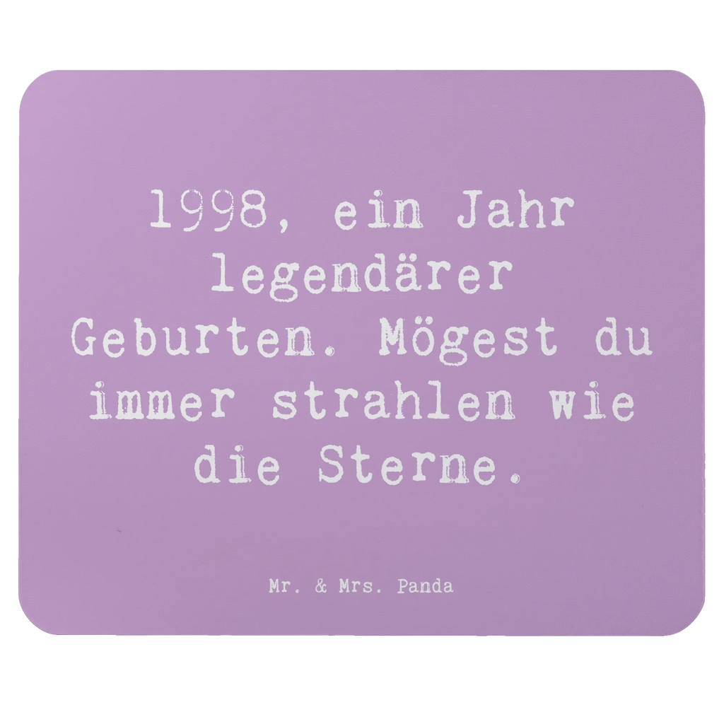 Mouse mat Saying 1998, ein Jahr legendärer Geburten. Mögest du immer strahlen wie die Sterne. PC Zubehör, Computer zubehör, Büroausstattung, Mauspad Büro, Arbeitszimmer, Mauspad, Mausunterlage, Mousepad, Einzigartiges Mauspad, Designer Mauspad, Geburtstag, Geburtstagsgeschenk, Geschenk