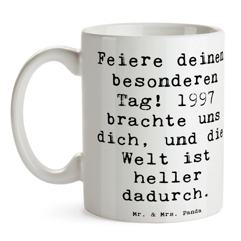 Tasse Spruch 1997 Geburtstag Kaffeetasse, Tasse, Teetasse, Bürotasse, Tasse mit Zitaten, Keramiktasse, Porzellantasse, Geschenktasse, Tasse mit Motiven, Geburtstag, Geburtstagsgeschenk, Geschenk