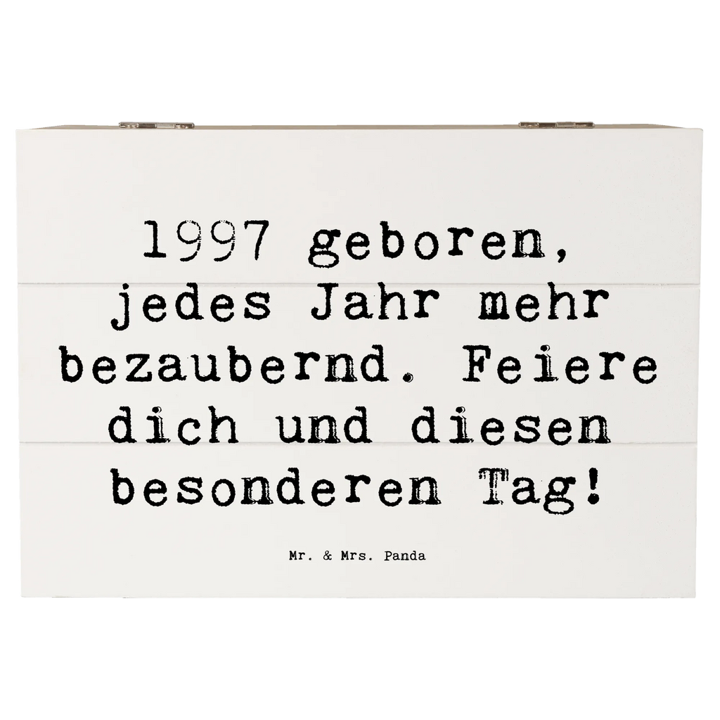 Holzkiste Spruch 1997 Geburtstag Charmant Aufbewahrungsbox, Schatzkiste, Geschenkbox, Kiste, XXL, Schatulle, Dekokiste, Geschenkdose, Erinnerungsbox, Truhe, Erinnerungskiste, Holzkiste, Geburtstag, Geburtstagsgeschenk, Geschenk