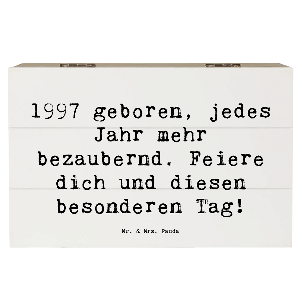 Holzkiste Spruch 1997 Geburtstag Charmant Aufbewahrungsbox, Schatzkiste, Geschenkbox, Kiste, XXL, Schatulle, Dekokiste, Geschenkdose, Erinnerungsbox, Truhe, Erinnerungskiste, Holzkiste, Geburtstag, Geburtstagsgeschenk, Geschenk