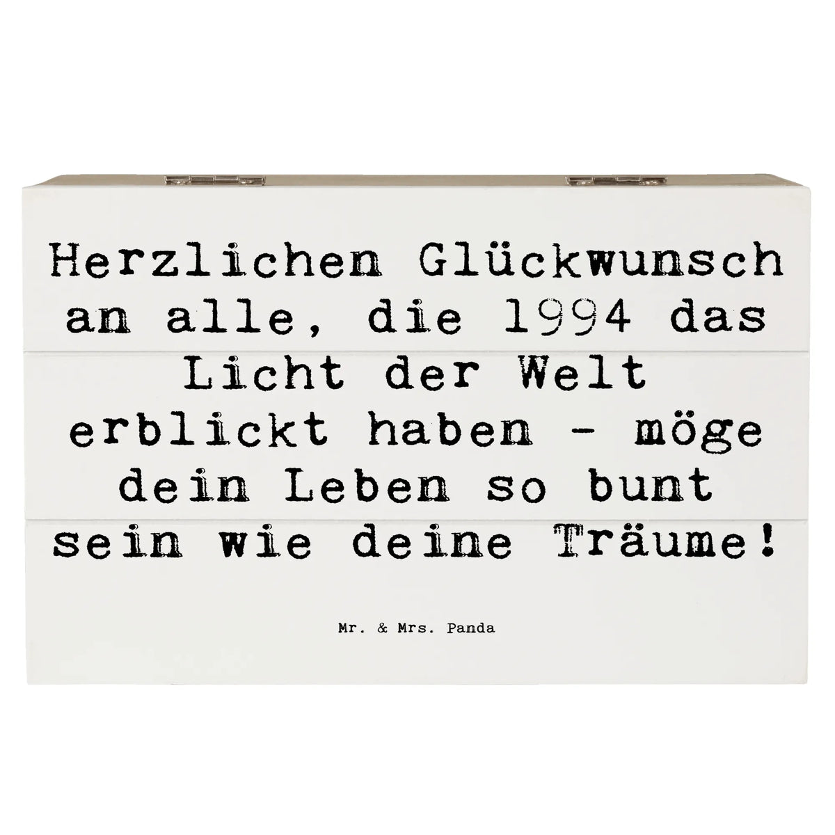 Holzkiste Spruch 1994 Geburtstag
