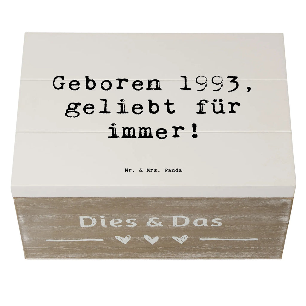 Wooden chest Saying Geboren 1993, geliebt für immer! XXL, Geschenkdose, Erinnerungskiste, Geschenkbox, Aufbewahrungsbox, Erinnerungsbox, Kiste, Schatzkiste, Truhe, Dekokiste, Schatulle, Holzkiste, Geburtstag, Geburtstagsgeschenk, Geschenk