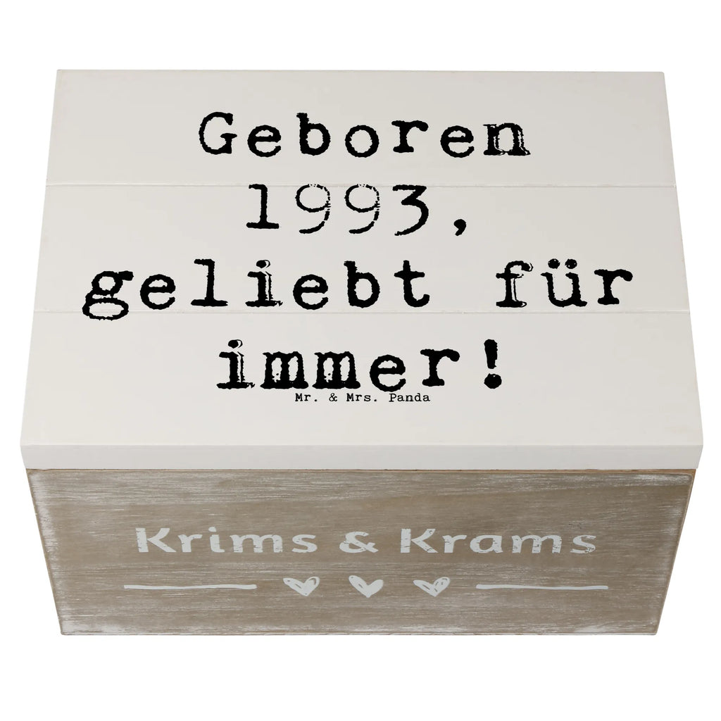 Wooden chest Saying Geboren 1993, geliebt für immer! XXL, Geschenkdose, Erinnerungskiste, Geschenkbox, Aufbewahrungsbox, Erinnerungsbox, Kiste, Schatzkiste, Truhe, Dekokiste, Schatulle, Holzkiste, Geburtstag, Geburtstagsgeschenk, Geschenk