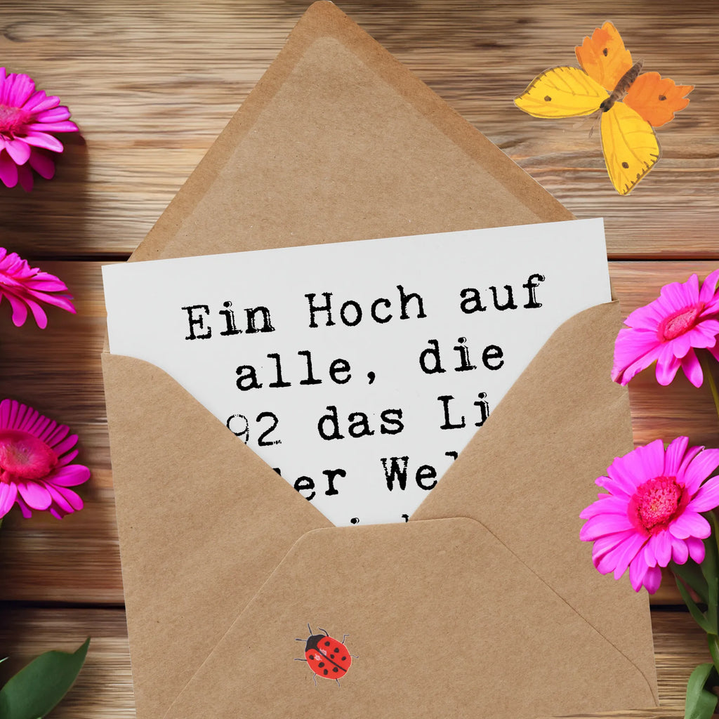 Deluxe Karte Spruch 1992 Geburtstag Einzigartig Hochwertige Klappkarte, Karte, Grußkarte, Geburtstagskarte, Glückwunschkarte, Klappkarte, Einladungskarte, Hochzeitskarte, Hochwertige Grußkarte, Geburtstag, Geburtstagsgeschenk, Geschenk