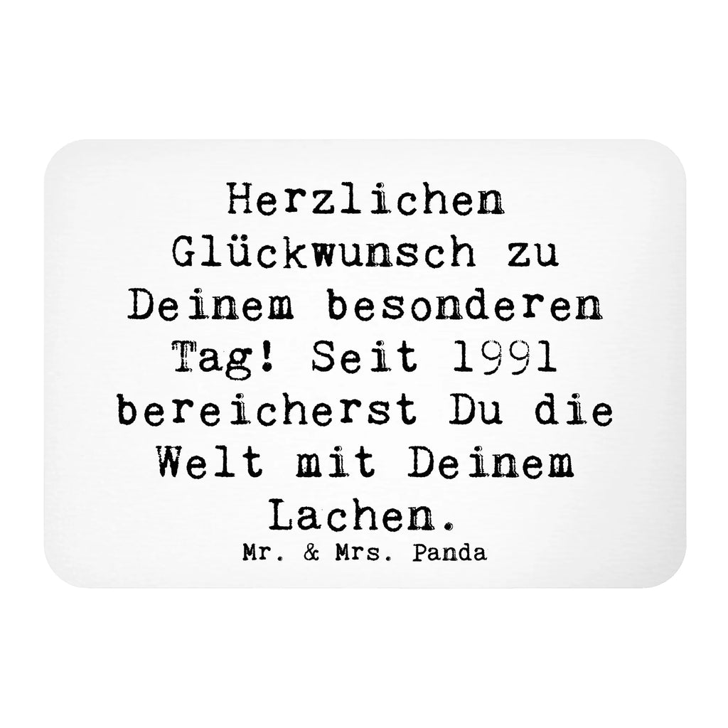 Magnet Saying Herzlichen Glückwunsch zu Deinem besonderen Tag! Seit 1991 bereicherst Du die Welt mit Deinem Lachen. Whiteboard Magnet, Dekomagnet, Motivmagnete, Pinnwandmagnet, Kühlschrank Dekoration, Kühlschrankmagnet, Souvenir Magnet, Notiz Magnet, Geburtstag, Geburtstagsgeschenk, Geschenk