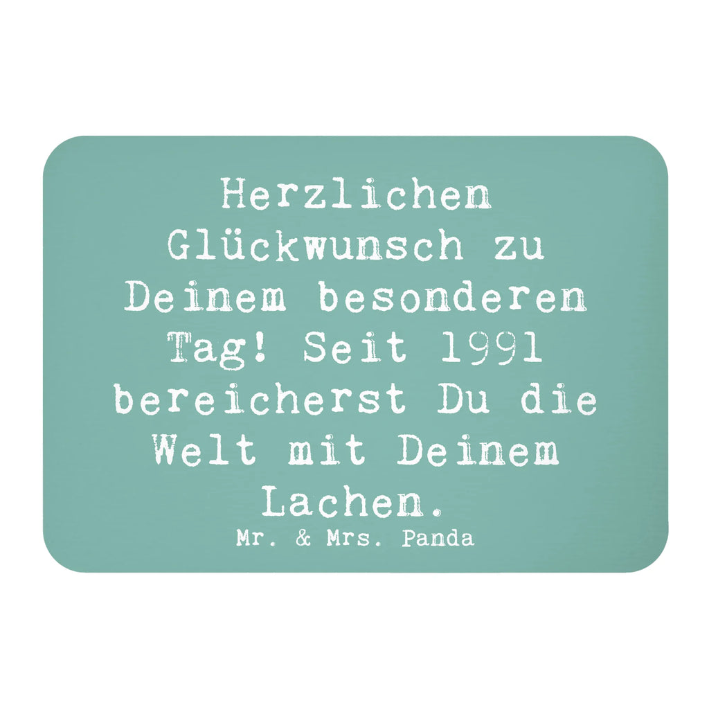 Magnet Saying Herzlichen Glückwunsch zu Deinem besonderen Tag! Seit 1991 bereicherst Du die Welt mit Deinem Lachen. Whiteboard Magnet, Dekomagnet, Motivmagnete, Pinnwandmagnet, Kühlschrank Dekoration, Kühlschrankmagnet, Souvenir Magnet, Notiz Magnet, Geburtstag, Geburtstagsgeschenk, Geschenk
