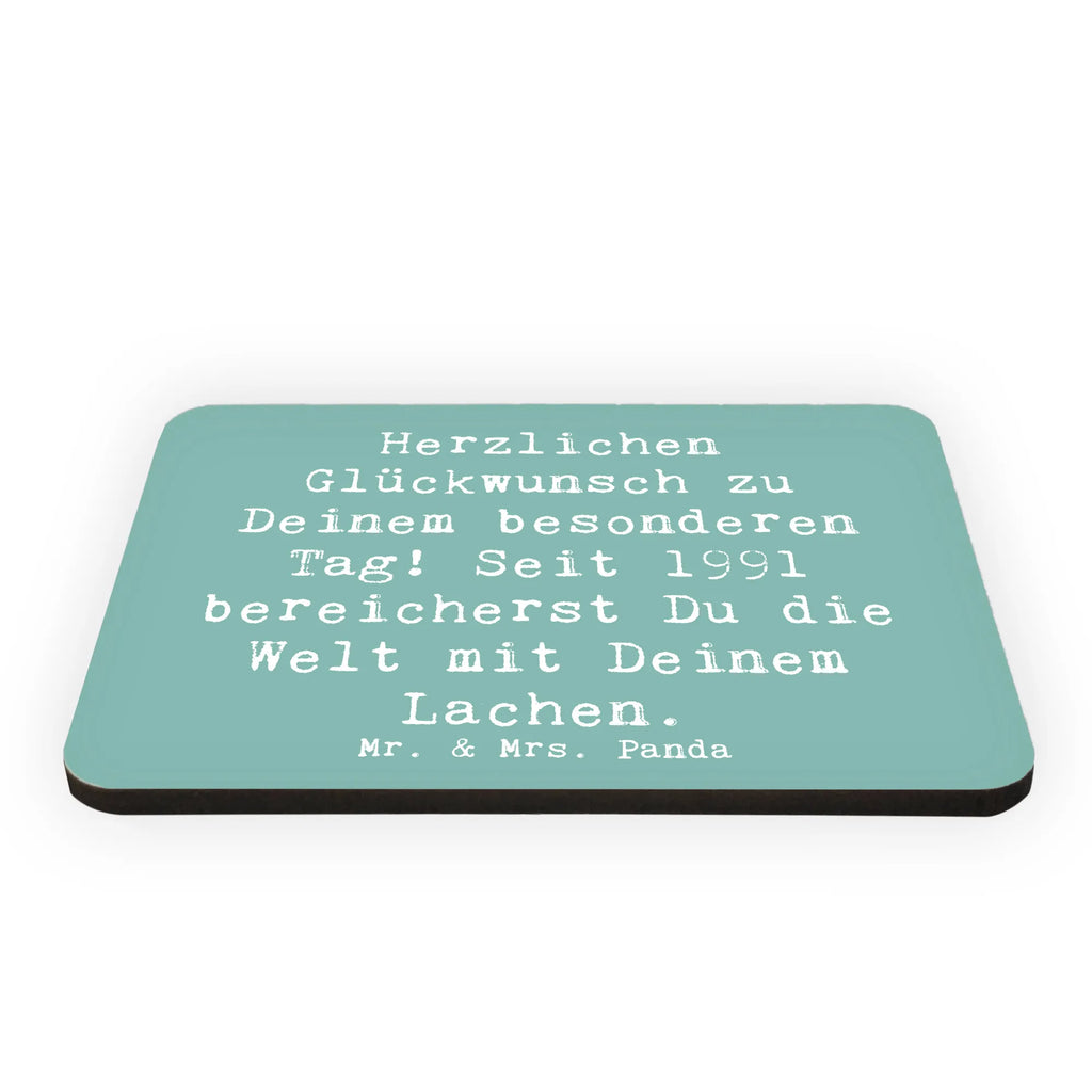 Magnet Saying Herzlichen Glückwunsch zu Deinem besonderen Tag! Seit 1991 bereicherst Du die Welt mit Deinem Lachen. Whiteboard Magnet, Dekomagnet, Motivmagnete, Pinnwandmagnet, Kühlschrank Dekoration, Kühlschrankmagnet, Souvenir Magnet, Notiz Magnet, Geburtstag, Geburtstagsgeschenk, Geschenk