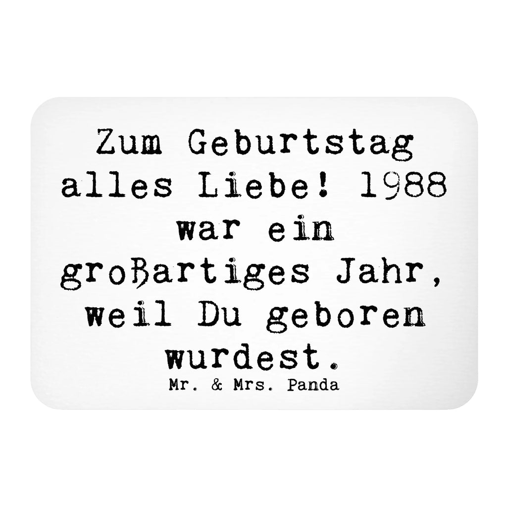 Magnet Saying Zum Geburtstag alles Liebe! 1988 war ein großartiges Jahr, weil Du geboren wurdest. Souvenir Magnet, Notiz Magnet, Kühlschrankmagnet, Pinnwandmagnet, Whiteboard Magnet, Dekomagnet, Motivmagnete, Kühlschrank Dekoration, Geburtstag, Geburtstagsgeschenk, Geschenk