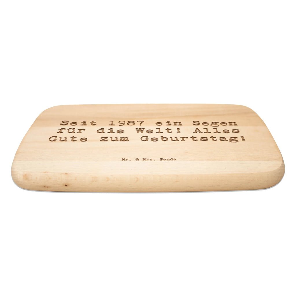 Serving board Saying Seit 1987 ein Segen für die Welt! Alles Gute zum Geburtstag! breakfast board, cutting board, Board, Birthday, celebration, party, birthday party, friends, family, birthday wish, birthday present, birthday cards, 18th birthday, 30th birthday, 40th, 50th, 60th, 70th, 80th, 90th, 90th., gift ideas, gifts for girlfriend, boyfriend, mom, dad, brother, sister, congratulations, funny, sayings, 1 year, money gifts, guest gifts, gifts online, gift basket, special gifts, unusual gifts, extraordinary gifts, gift package, original gifts, gift items, special birthday gifts