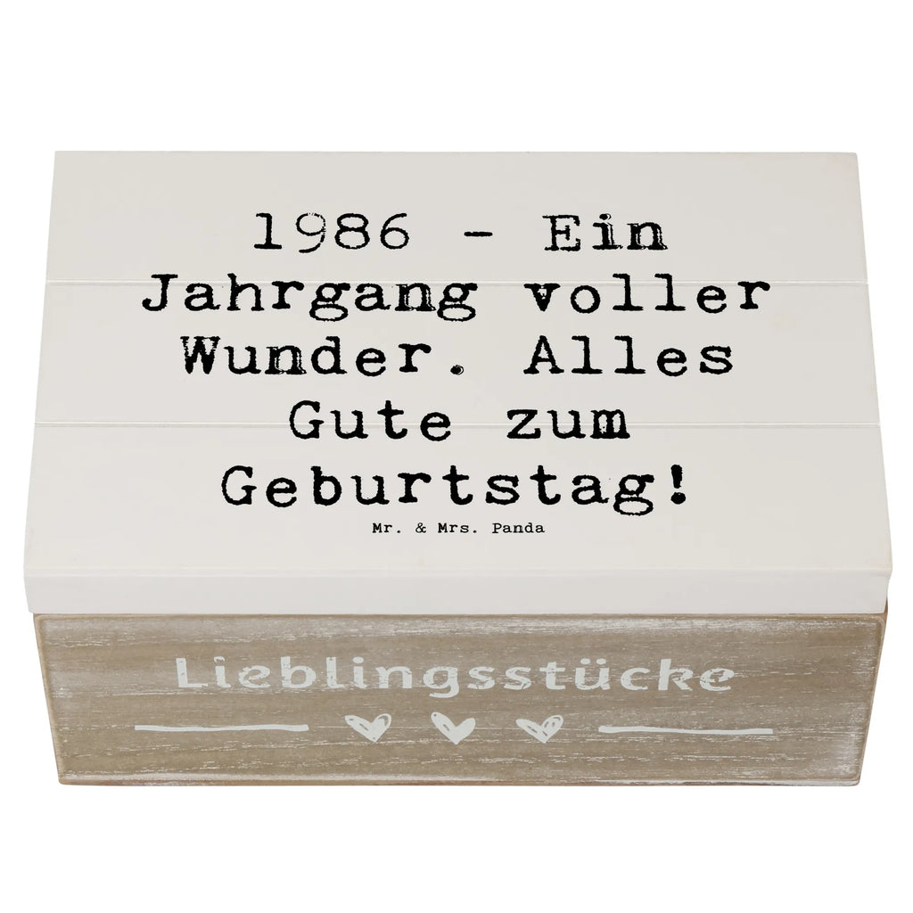 Holzkiste Spruch 1986 Geburtstag Wunder Erinnerungsbox, Kiste, Truhe, Schatulle, Schatzkiste, Holzkiste, Erinnerungskiste, Geschenkdose, Geschenkbox, XXL, Aufbewahrungsbox, Dekokiste, Geburtstag, Geburtstagsgeschenk, Geschenk