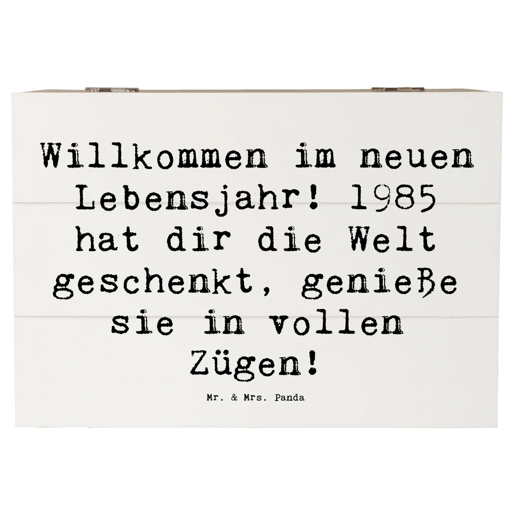 Holzkiste Spruch 1985 Geburtstag Kiste, Erinnerungskiste, Geschenkbox, Aufbewahrungsbox, Truhe, XXL, Holzkiste, Erinnerungsbox, Dekokiste, Schatulle, Schatzkiste, Geschenkdose, Geburtstag, Geburtstagsgeschenk, Geschenk