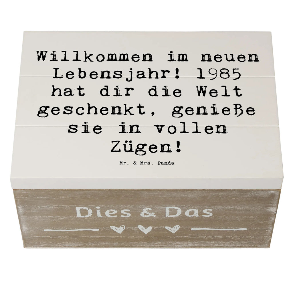 Holzkiste Spruch 1985 Geburtstag Kiste, Erinnerungskiste, Geschenkbox, Aufbewahrungsbox, Truhe, XXL, Holzkiste, Erinnerungsbox, Dekokiste, Schatulle, Schatzkiste, Geschenkdose, Geburtstag, Geburtstagsgeschenk, Geschenk