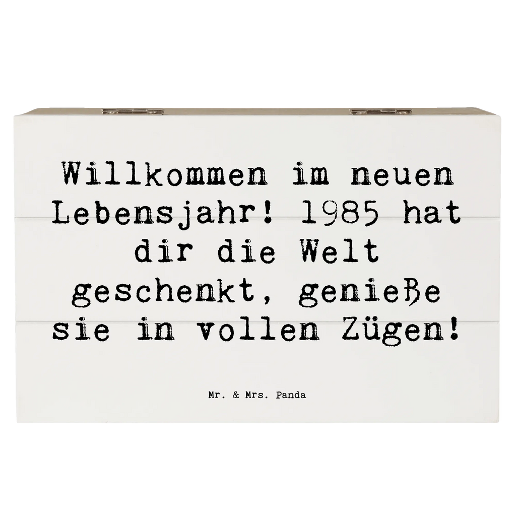 Holzkiste Spruch 1985 Geburtstag Kiste, Erinnerungskiste, Geschenkbox, Aufbewahrungsbox, Truhe, XXL, Holzkiste, Erinnerungsbox, Dekokiste, Schatulle, Schatzkiste, Geschenkdose, Geburtstag, Geburtstagsgeschenk, Geschenk