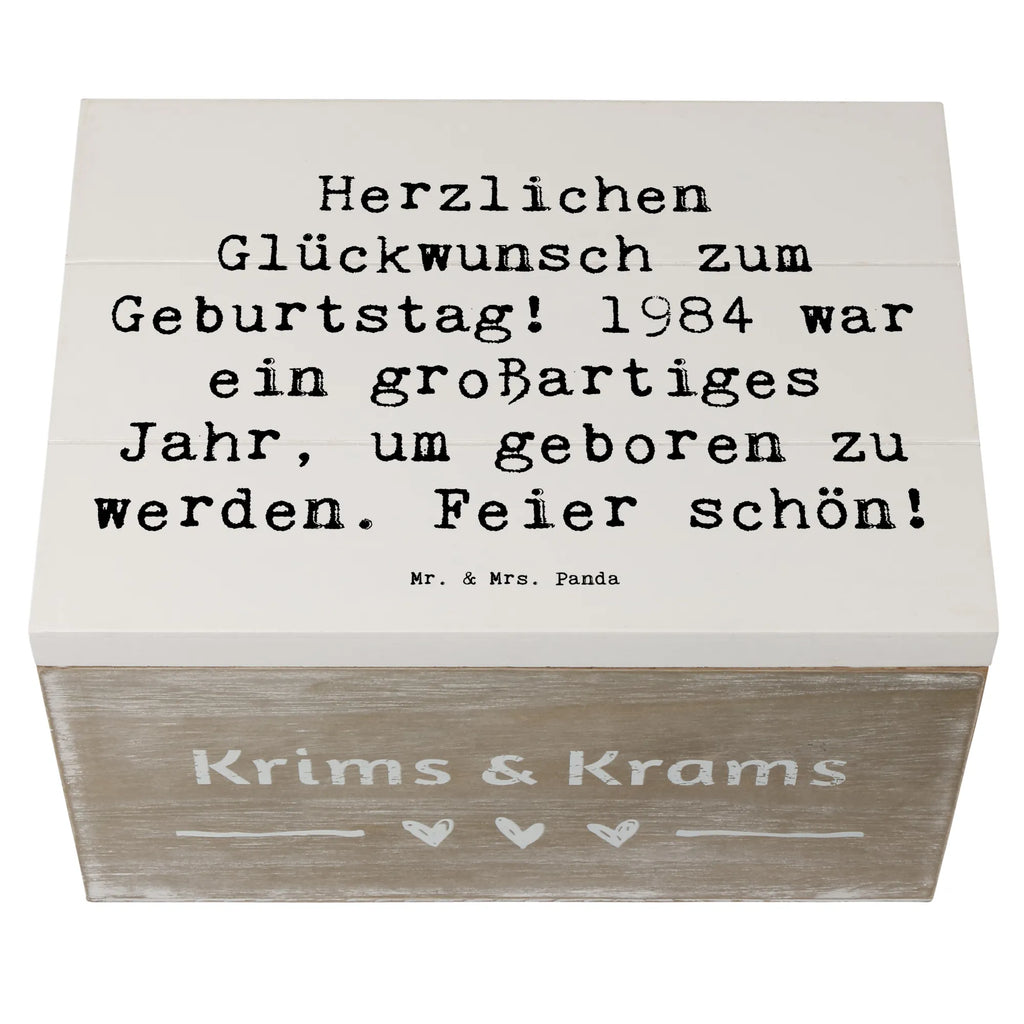 Holzkiste Spruch 1984 Geburtstag Schatzkiste, Geschenkdose, Truhe, Erinnerungskiste, Erinnerungsbox, Schatulle, XXL, Holzkiste, Dekokiste, Aufbewahrungsbox, Geschenkbox, Kiste, Geburtstag, Geburtstagsgeschenk, Geschenk