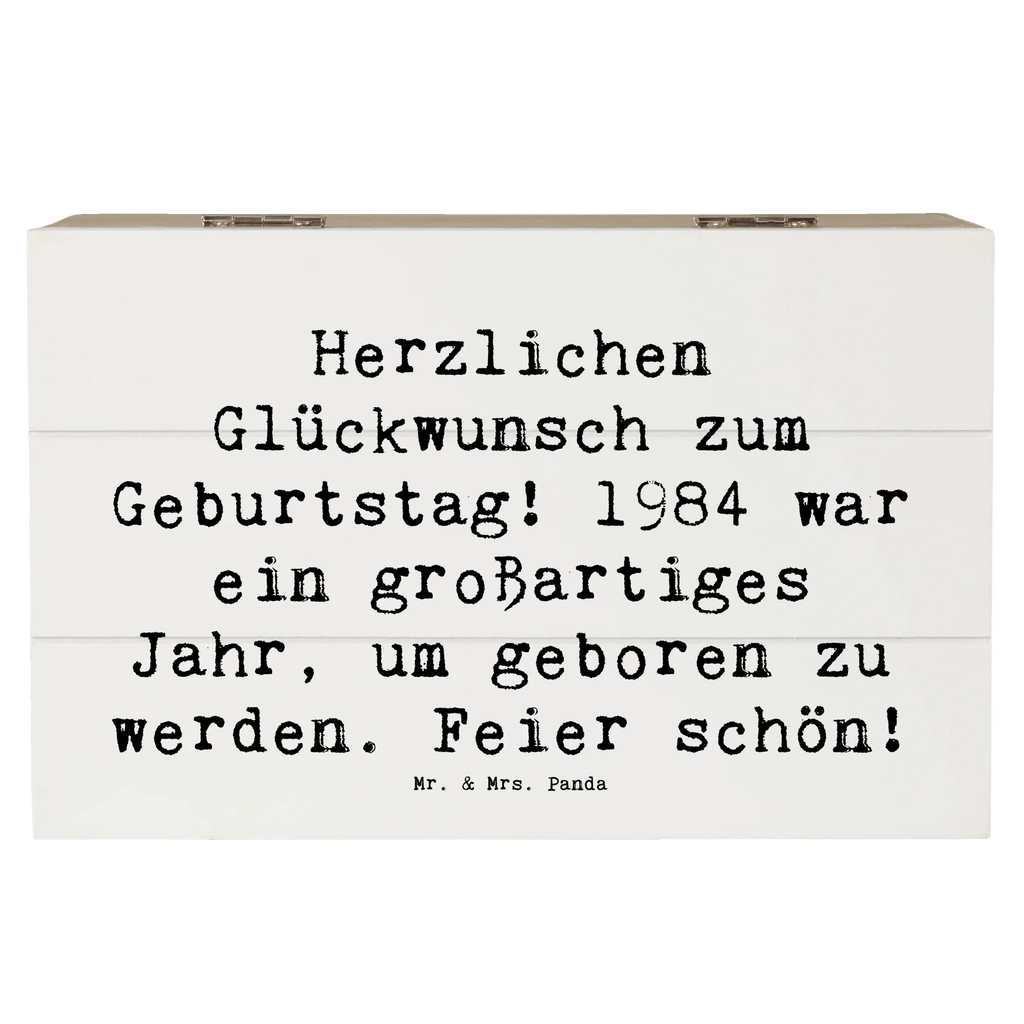 Holzkiste Spruch 1984 Geburtstag Schatzkiste, Geschenkdose, Truhe, Erinnerungskiste, Erinnerungsbox, Schatulle, XXL, Holzkiste, Dekokiste, Aufbewahrungsbox, Geschenkbox, Kiste, Geburtstag, Geburtstagsgeschenk, Geschenk