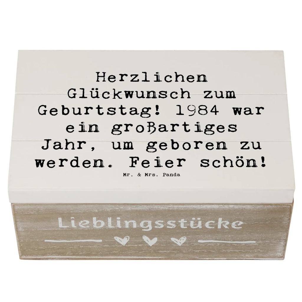 Holzkiste Spruch 1984 Geburtstag Schatzkiste, Geschenkdose, Truhe, Erinnerungskiste, Erinnerungsbox, Schatulle, XXL, Holzkiste, Dekokiste, Aufbewahrungsbox, Geschenkbox, Kiste, Geburtstag, Geburtstagsgeschenk, Geschenk