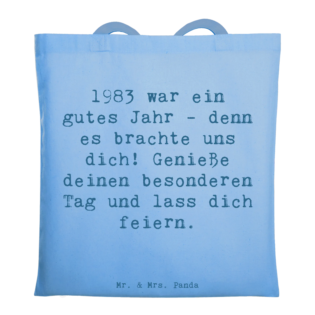 Tragetasche Spruch 1983 Geburtstag Stofftasche, Tragetasche, Shopper, Einkaufstasche, Tasche, Umhängetasche, Beuteltasche, Jutebeutel, Schultertasche, Strandtasche, Badetasche, Einkaufstüte, Laptoptasche, Beutel, Stoffbeutel, Jutetasche, Geburtstag, Geburtstagsgeschenk, Geschenk