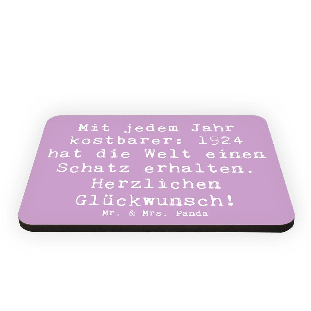 Magnet Saying Mit jedem Jahr kostbarer: 1924 hat die Welt einen Schatz erhalten. Herzlichen Glückwunsch! Pinnwandmagnet, Kühlschrankmagnet, Motivmagnete, Souvenir Magnet, Notiz Magnet, Whiteboard Magnet, Kühlschrank Dekoration, Dekomagnet, Geburtstag, Geburtstagsgeschenk, Geschenk