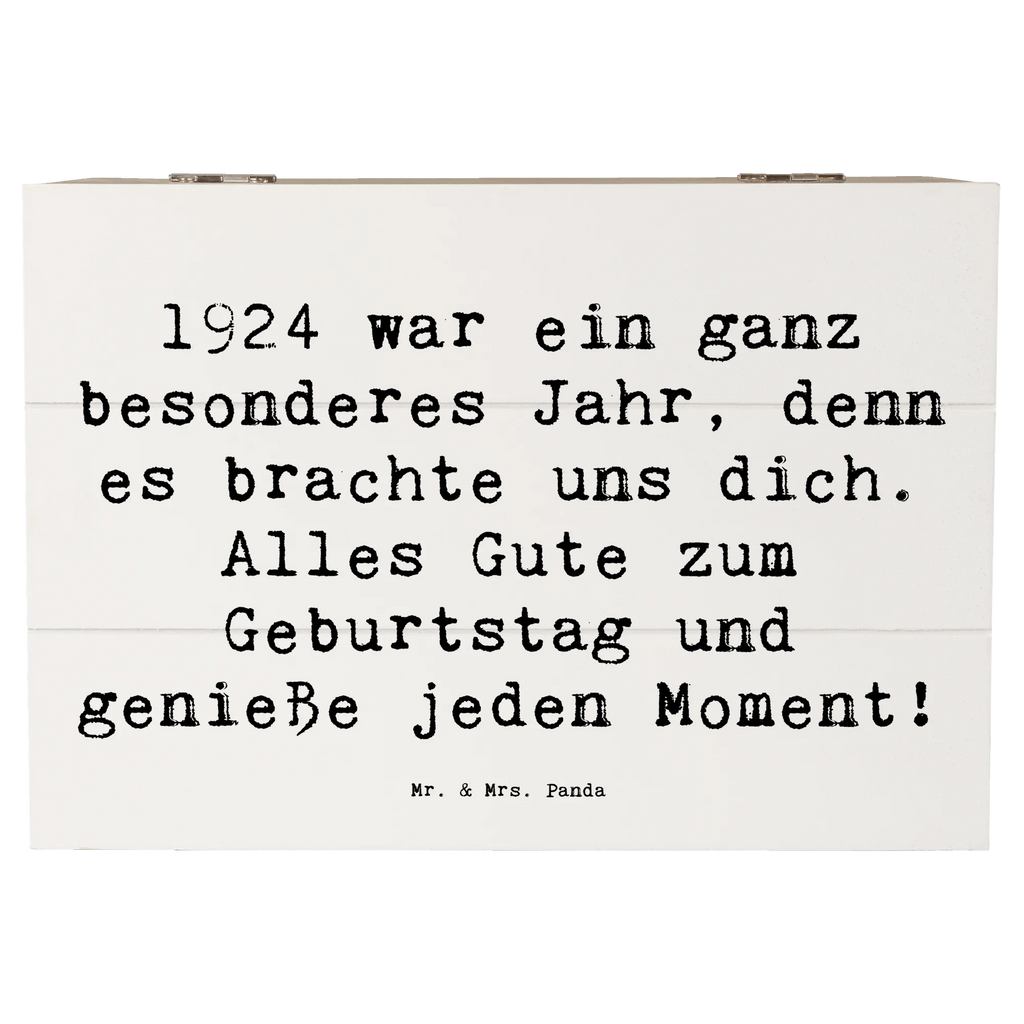Holzkiste Spruch 1924 Geburtstag Geschenkbox, Aufbewahrungsbox, Geschenkdose, Truhe, Dekokiste, Schatulle, Erinnerungsbox, Schatzkiste, XXL, Holzkiste, Kiste, Erinnerungskiste, Geburtstag, Geburtstagsgeschenk, Geschenk