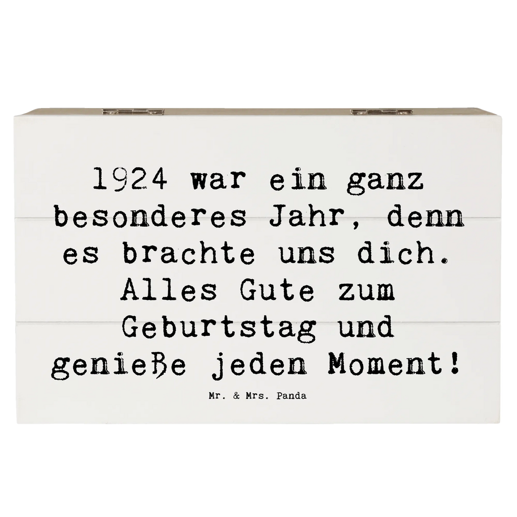 Holzkiste Spruch 1924 Geburtstag Geschenkbox, Aufbewahrungsbox, Geschenkdose, Truhe, Dekokiste, Schatulle, Erinnerungsbox, Schatzkiste, XXL, Holzkiste, Kiste, Erinnerungskiste, Geburtstag, Geburtstagsgeschenk, Geschenk