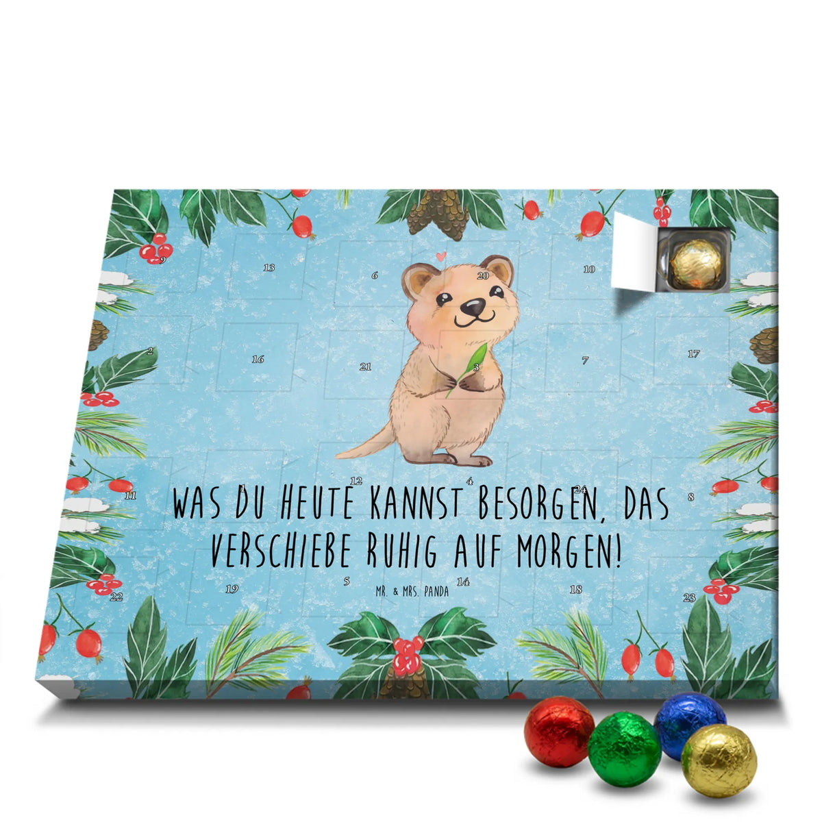 Schoko Adventskalender Quokka Happy Schokoladen-Adventskalender, adventskalender pralinen, weihnachtskalender schoko, Schokoladen Adventskalender, Adventskalender Schokolade, Weihnachten Adventskalender, adventskalender schoko, schokokalender, Schokoladen-Weihnachtskalender, adventskalender süßigkeiten, Adventskalender, Schoko Adventskalender, schoko kalender, schokolade adventskalender, Weihnachts Kalender, pralinen adventskalender, kalender schokolade, schokoladen kalender, süßigkeiten adventskalender, Schoko-Adventskalender, Weihnachtskalender Schokolade, süßigkeiten kalender, kalender weihnachten, schokoladenkalender, schoko weihnachtskalender, Lustige Sprüche, Gute Laune, Tiermotive, Tiere, Aufschieberitis, Dinge Erledigen, Quokka, Verschieben, Lustiger Spruch, Niedliches Tier