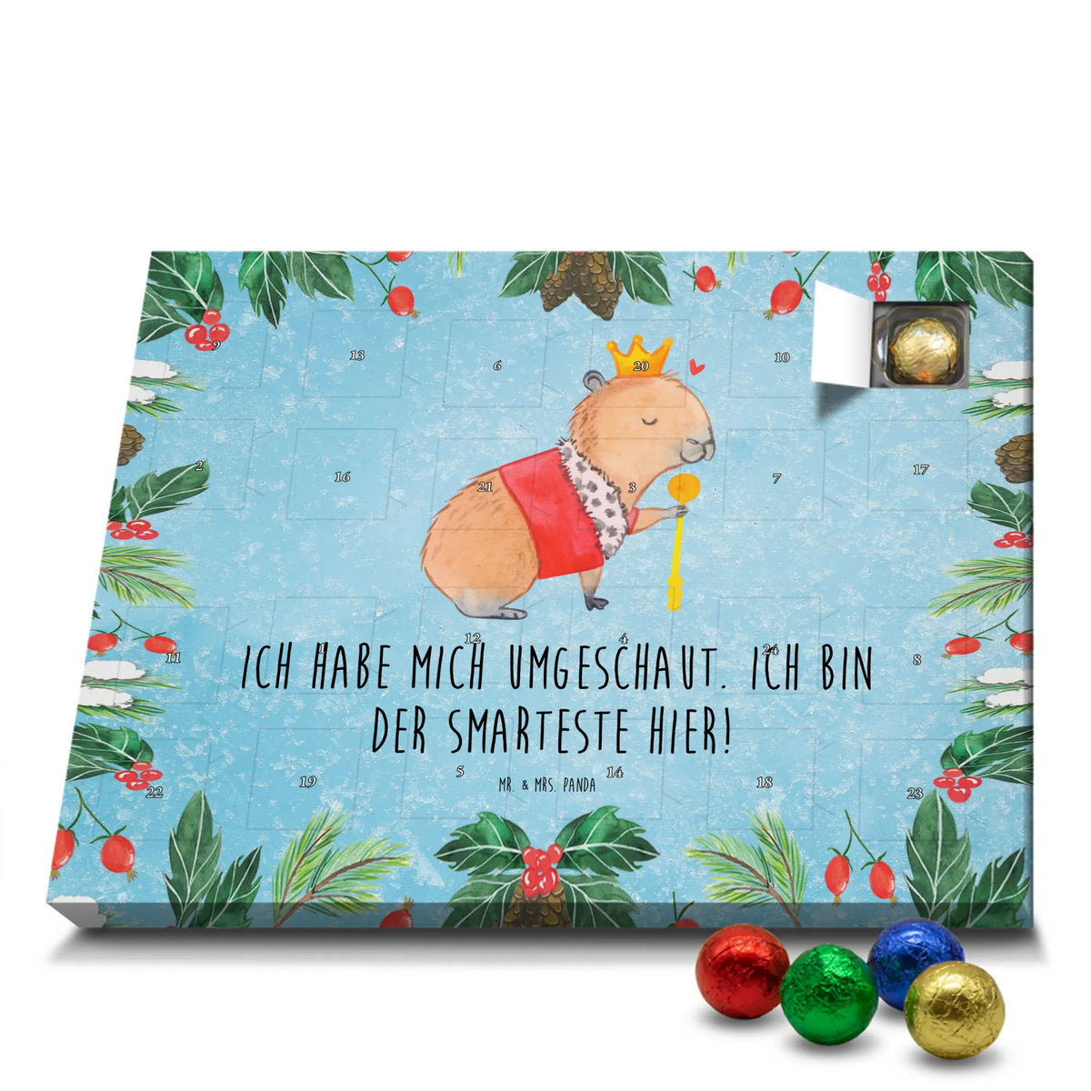 Schoko Adventskalender Capybara König