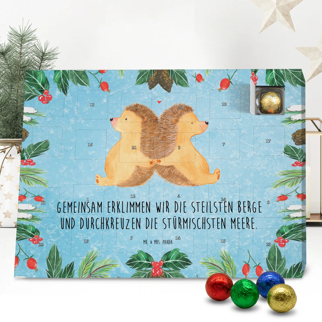 Chocolate advent calendar Hedgehogs holding hands Loving, Marriage, Proposal of marriage, anniversary gift, Together, Love gift, gift for her, gift for him, Two, togetherness, wedding, love message, love gift, proof of love, anniversary, favourite person, great love, gift for two, hedgehog love