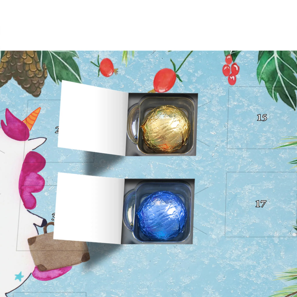 Chocolate advent calendar unicorn Suitcase travel, adventure, suitcase, holiday present, luggage, traveler gift