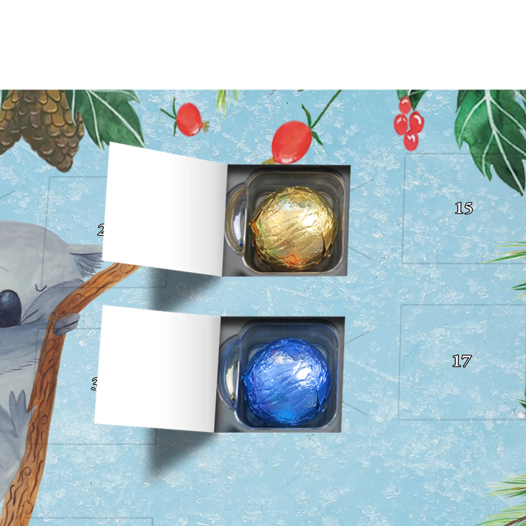 Chocolate advent calendar koala gift ideas, gifts, small animals, good mood, cute, funny sayings, cute animal motives, hand drawn, special gifts, card, animal lover, dream, bedroom, dreamland, sleeping, koala bear