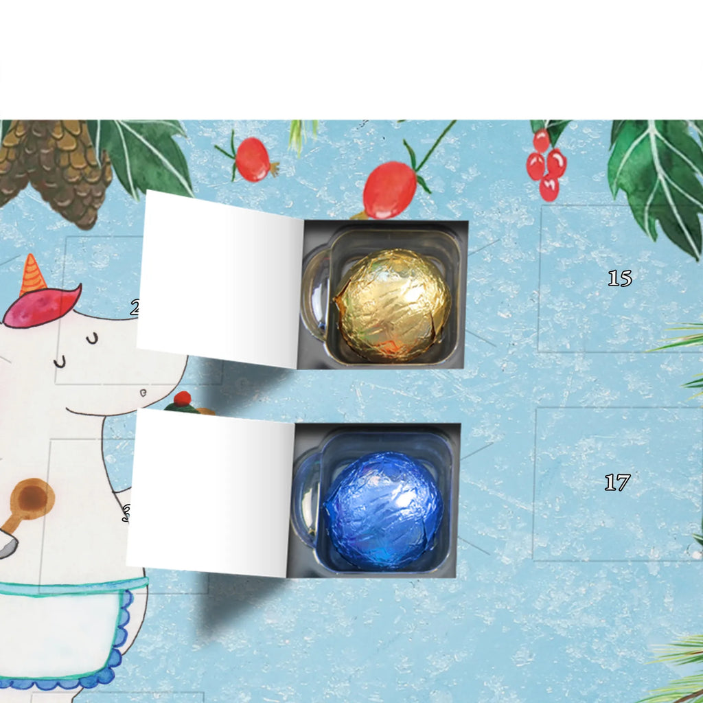 Chocolate advent calendar unicorn Kitchen baker present, cake, bake, hobby cook, dreaming, dreamer, Baker gift, cook, pie