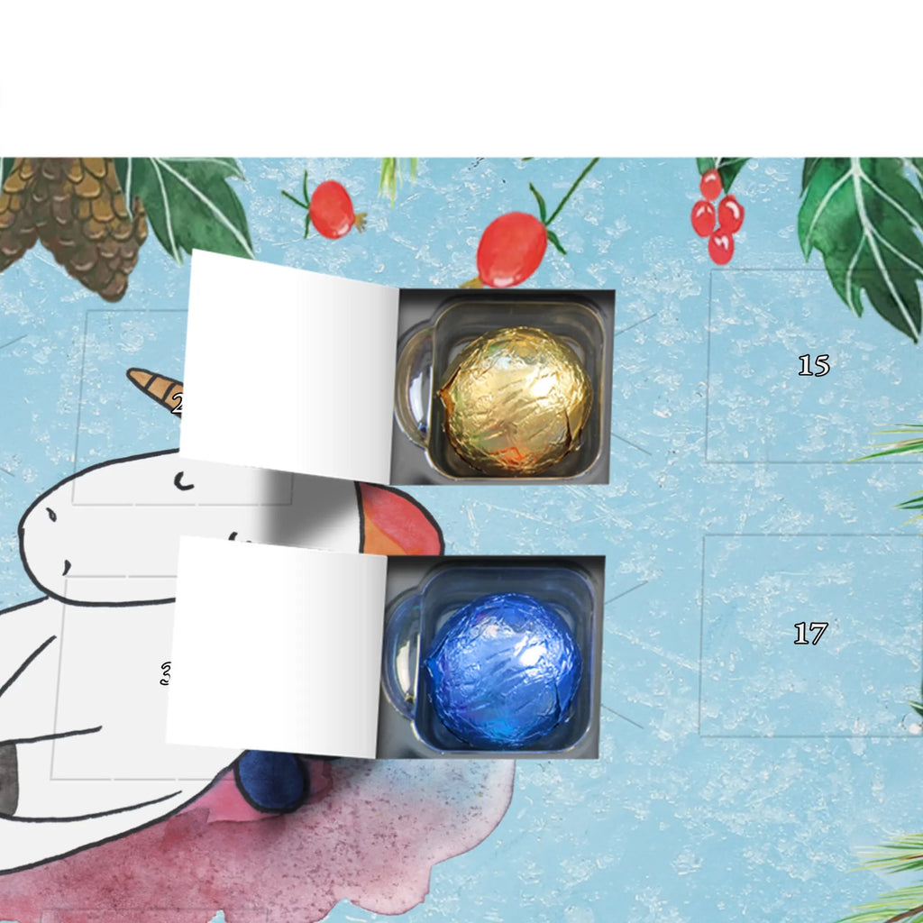 Chocolate advent calendar unicorn cloud 7 witty, faith, people, gift, reality, in love