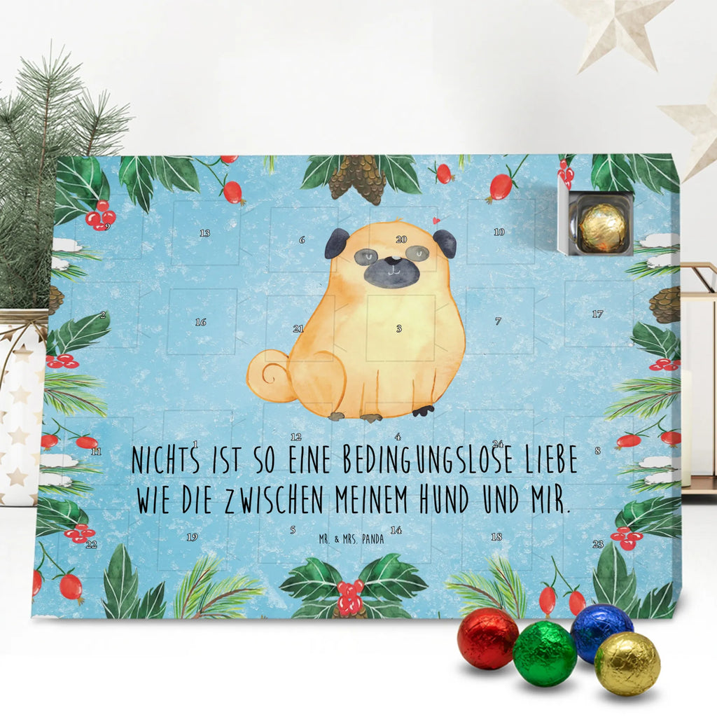 Chocolate advent calendar Pug mutt, dog sayings, love dogs, dog mama, funny gifts for dog owners, woof, what do you give a dog lover, dog breed, Christmas gifts for dogs, gifts for dogs, bag with dog print, love for dogs, hound, dog decorative items, Pug, dog love