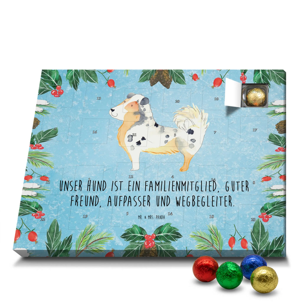 Chocolate advent calendar Dog Australia Shepherd mutt, dog sayings, love dogs, dog mama, funny gifts for dog owners, woof, what do you give a dog lover, dog breed, Christmas gifts for dogs, gifts for dogs, bag with dog print, love for dogs, hound, dog decorative items, Dog love, Australia Shepherd, Family dog, Saying, Sayings