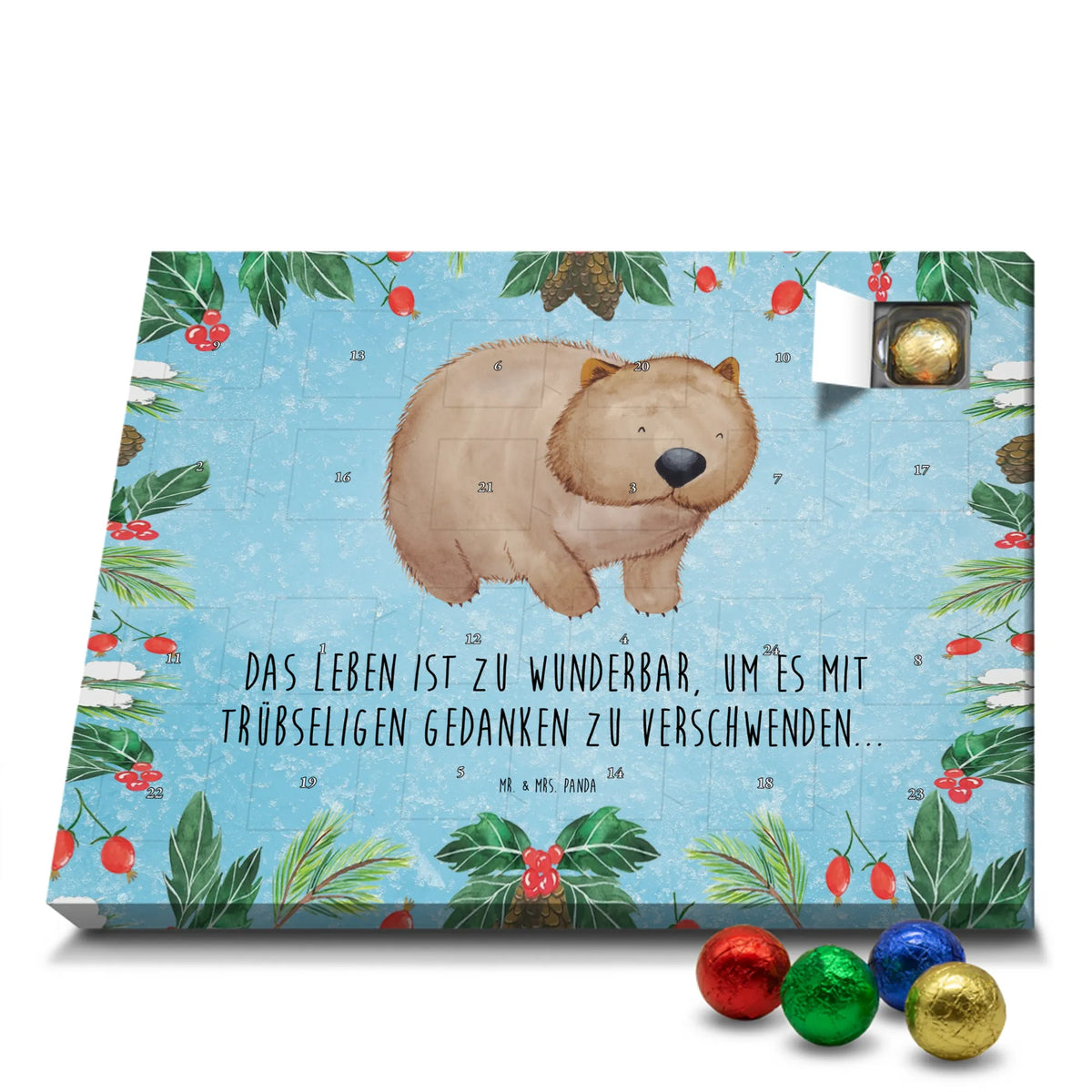 Chocolate advent calendar Wombat