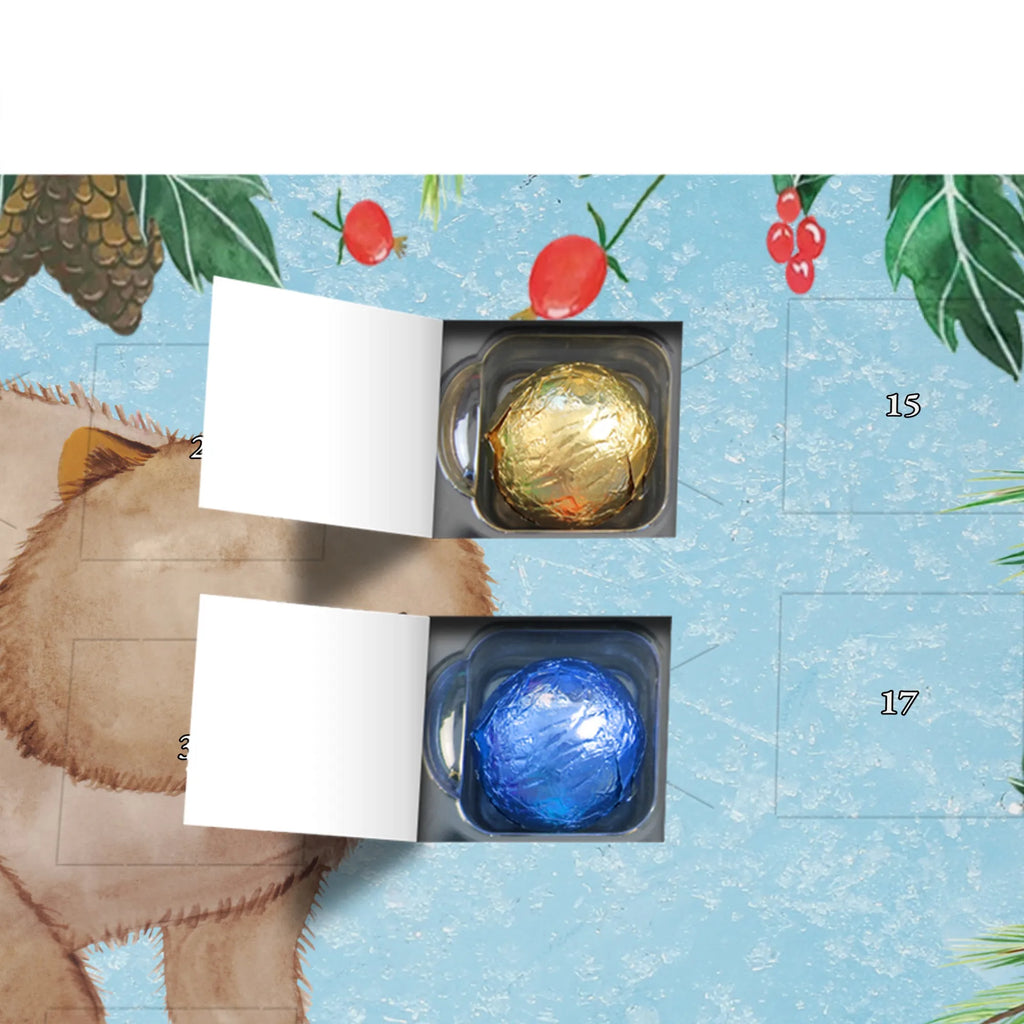 Chocolate advent calendar Wombat gift ideas, gifts, small animals, good mood, cute, funny sayings, cute animal motives, hand drawn, special gifts, card, animal lover, saying, life is beautiful, Australia