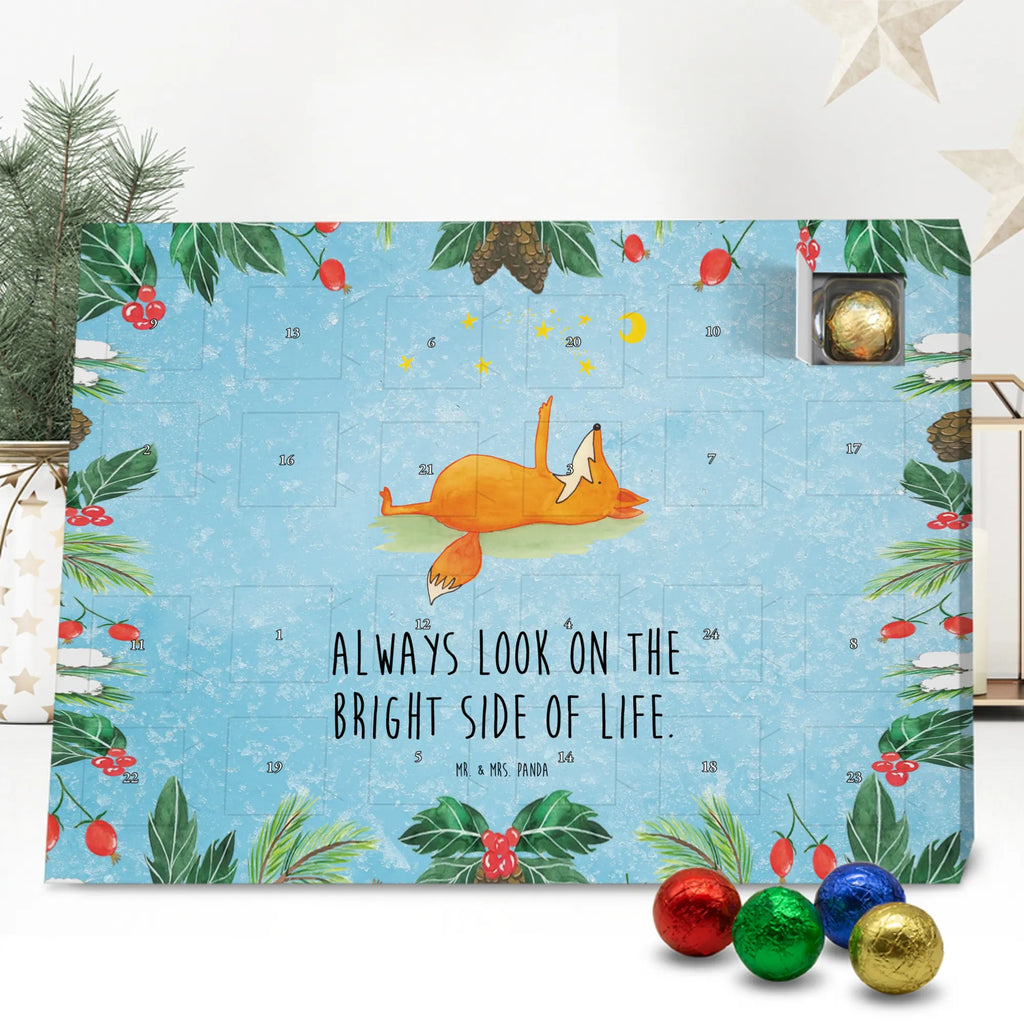 Chocolate advent calendar Fox Stars forest wildlife, clever as a fox, foxes, animal lover, Romance, Saying positive, words of consolation, Saying beautiful