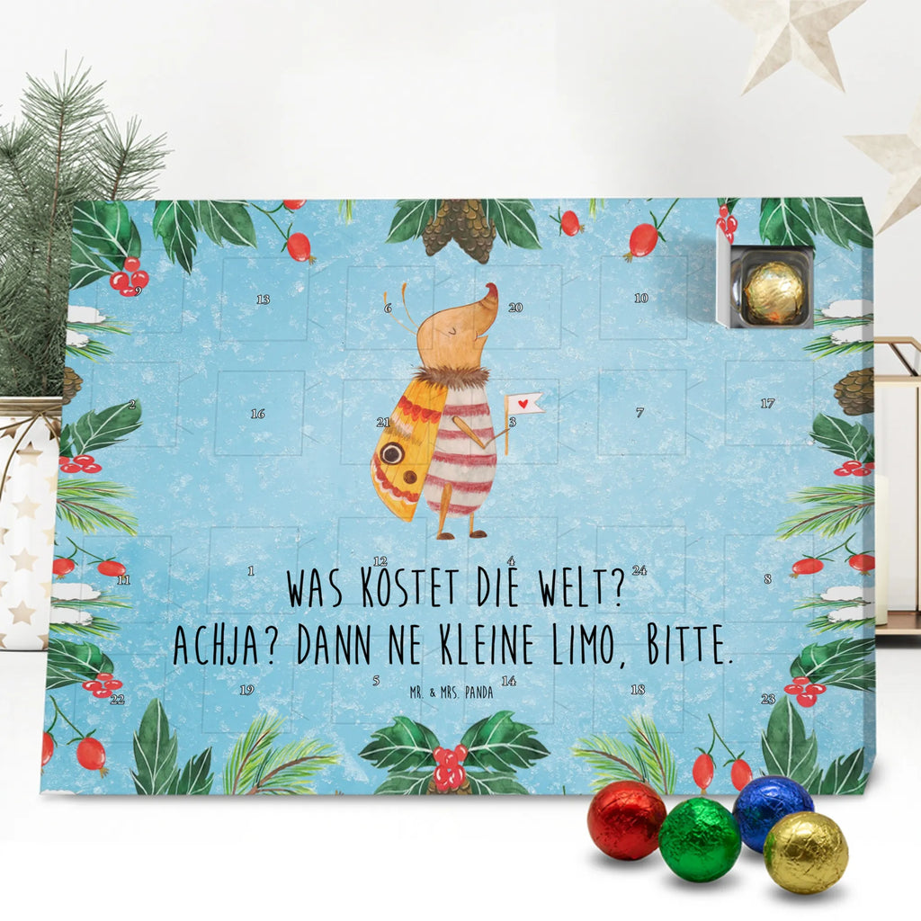 Chocolate advent calendar Moth flag gift ideas, gifts, small animals, good mood, cute, funny sayings, cute animal motives, hand drawn, special gifts, card, animal lover, How much does the world cost, Beetle, Saying funny, Kitchen decoration, Moth