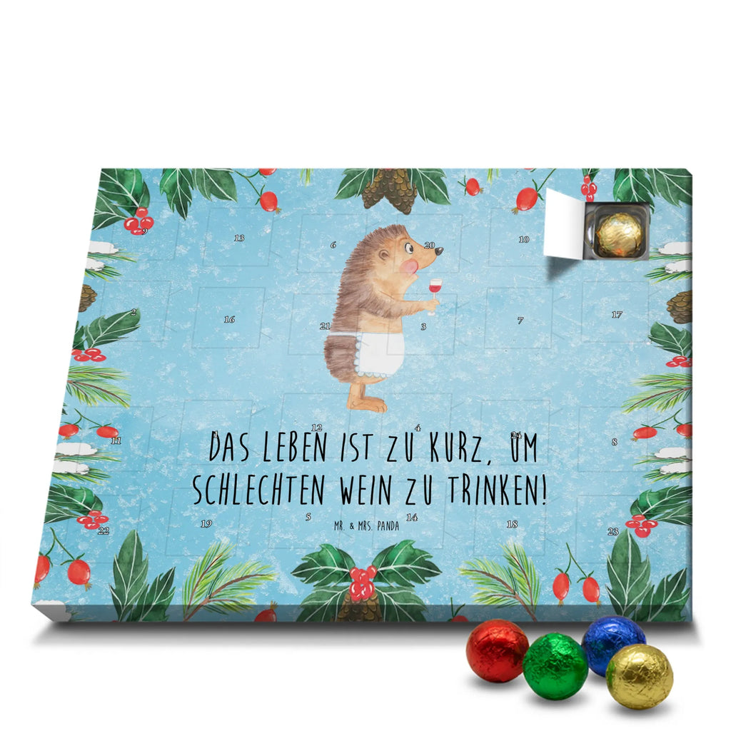 Chocolate advent calendar Hedgehog wine gift ideas, gifts, small animals, good mood, cute, funny sayings, cute animal motives, hand drawn, special gifts, card, animal lover, white wine, wine glass, drinking wine, red wine, wine saying, wine decoration, gift wine drinker, gift wine lover
