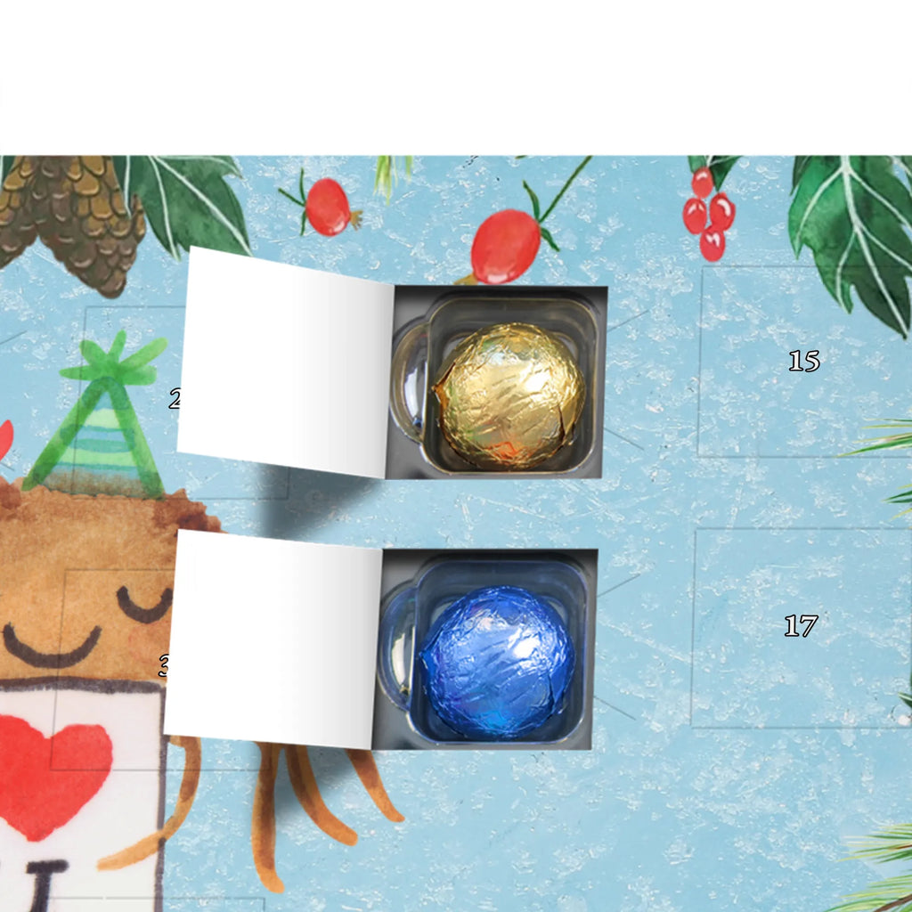 Chocolate advent calendar Spider Agathe Letter Spider, Spider Agathe