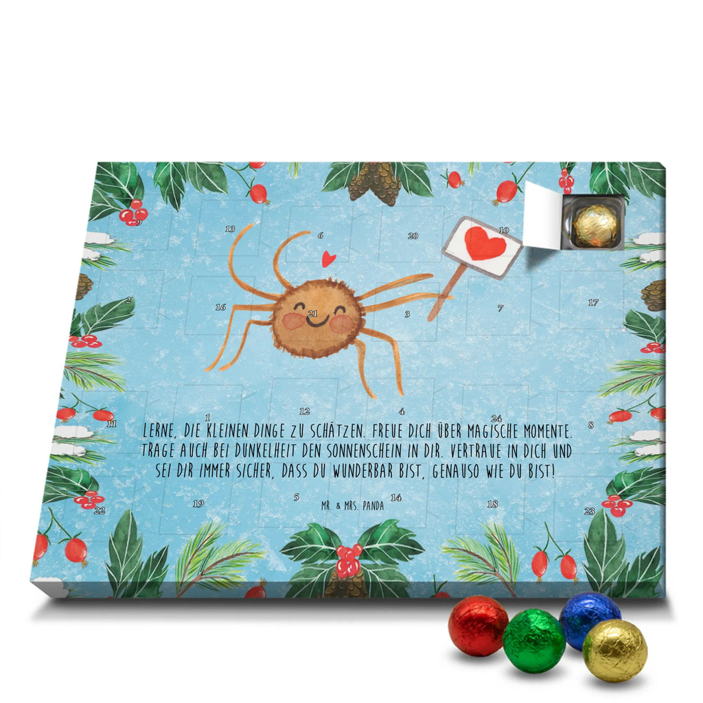 Chocolate advent calendar Spider Agatha Motivation Spider, Spider Agathe