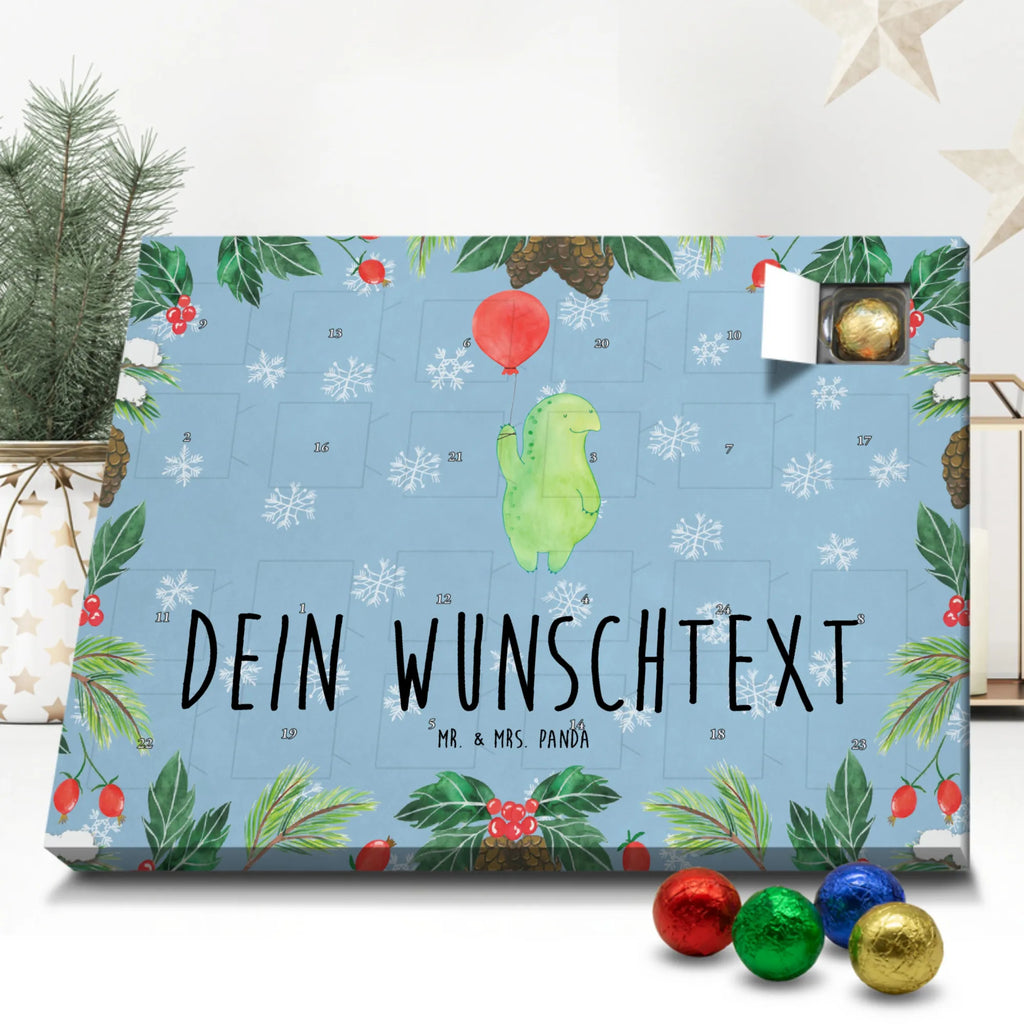 Adventskalender mit Namen Schildkröte Luftballon Adventskalender mit Namen, Personalisierter Adventskalender, Schildkröte, Motivationsspruch, Mutausbruch, Motivation, Schildkröten