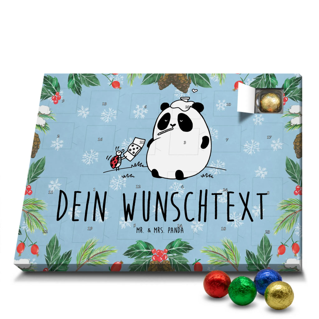  Panda Szybkiego powrotu do zdrowia Personalisierter Adventskalender, Adventskalender mit Namen