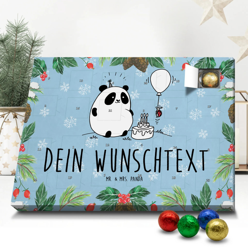Adventskalender mit Namen Panda Geburtstag Personalisierter Adventskalender, Adventskalender mit Namen
